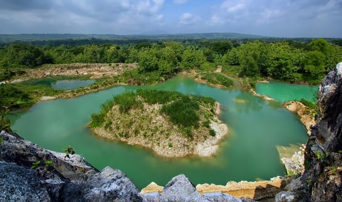 Lake Telaga Biru in Jogja