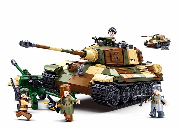 lego tank tiger 2 sluban