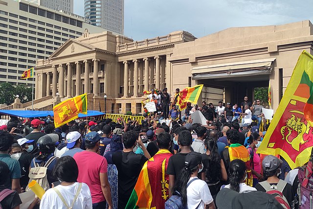 Protes anti pemerintah terhadap krisis sri lanka