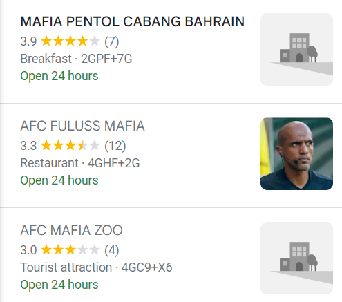 Salah 3 lokasi yang dibuat oleh netizen Indonesia